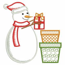 Holiday Snowman 2 04(Lg) machine embroidery designs