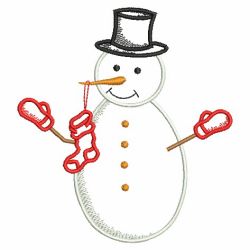 Holiday Snowman 2 05(Sm) machine embroidery designs