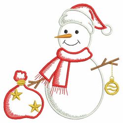 Holiday Snowman 2 06(Sm) machine embroidery designs