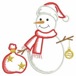 Holiday Snowman 2 06(Md) machine embroidery designs
