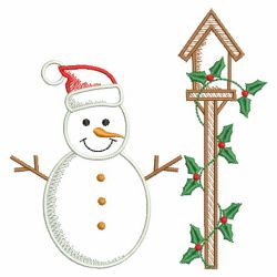 Holiday Snowman 2 07(Md) machine embroidery designs