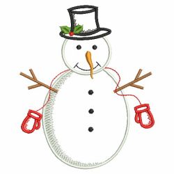 Holiday Snowman 2 10(Md) machine embroidery designs