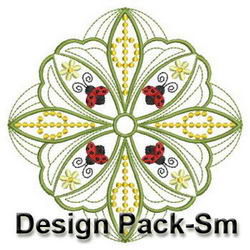 Ladybug Quilt(Sm) machine embroidery designs