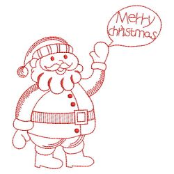 Redwork Santa 1 01(Sm) machine embroidery designs