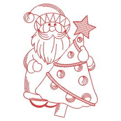 Redwork Santa 1 04(Sm) machine embroidery designs