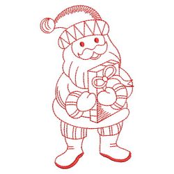 Redwork Santa 1 05(Sm)