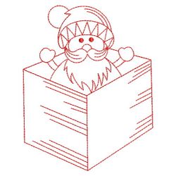 Redwork Santa 1 09(Md) machine embroidery designs