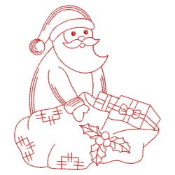 Redwork Santa 2 07(Lg) machine embroidery designs