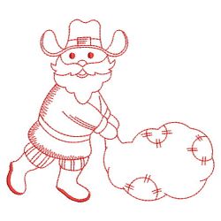 Redwork Santa 2 09(Lg) machine embroidery designs