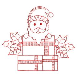 Redwork Santa 2 10(Lg) machine embroidery designs