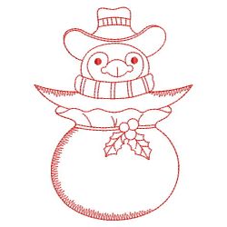 Redwork Penguin 3 01(Md) machine embroidery designs