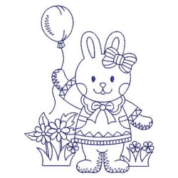 Redwork Cute Rabbit 03(Md) machine embroidery designs