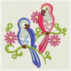 Fancy Parrot 05 machine embroidery designs