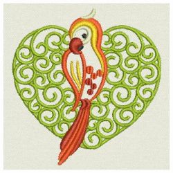 Fancy Parrot 09 machine embroidery designs