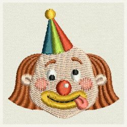 Clown Head 04 machine embroidery designs