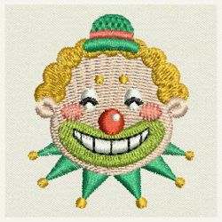 Clown Head 05 machine embroidery designs