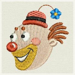 Clown Head 07 machine embroidery designs