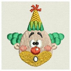 Clown Head 08 machine embroidery designs