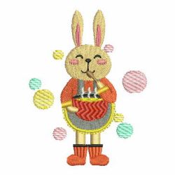 Cute Cooking Rabbit 02 machine embroidery designs
