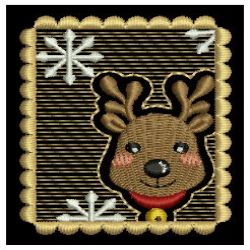 Merry Christmas Stamp 01 machine embroidery designs