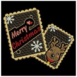 Merry Christmas Stamp 09 machine embroidery designs