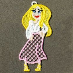 FSL Barbie Girl 09 machine embroidery designs