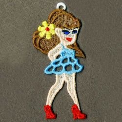 FSL Barbie Girl 10 machine embroidery designs