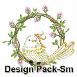 Fancy Love Birds(Sm) machine embroidery designs