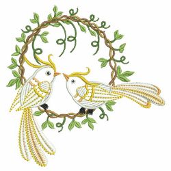 Fancy Love Birds 07(Md) machine embroidery designs