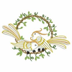 Fancy Love Birds 08(Md) machine embroidery designs