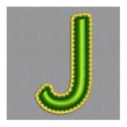 Golden Applique Alphabets 10 machine embroidery designs