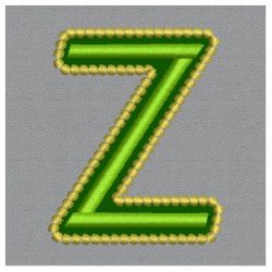 Golden Applique Alphabets 26 machine embroidery designs