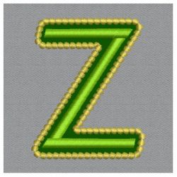 Golden Applique Alphabets 26