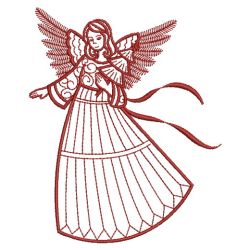 Redwork Angels 03(Sm) machine embroidery designs