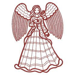 Redwork Angels 06(Md) machine embroidery designs