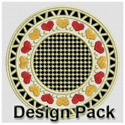 Paletted Cutworks machine embroidery designs