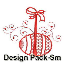 Heirloom Easter Eggs Redwork(Sm) machine embroidery designs