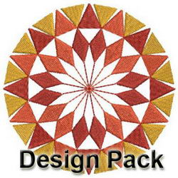 Paletted Round Pattern machine embroidery designs