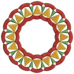 Paletted Round Pattern 01 machine embroidery designs