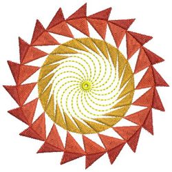 Paletted Round Pattern 03 machine embroidery designs