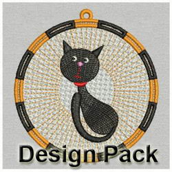 FSL Halloween Cats machine embroidery designs