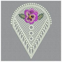 FSL Pansy Doily 03 machine embroidery designs