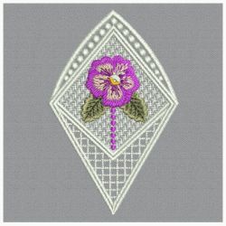FSL Pansy Doily 04 machine embroidery designs