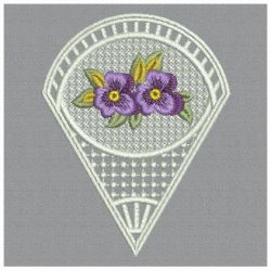 FSL Pansy Doily 09 machine embroidery designs