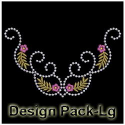 Heirloom Flower Candlewicking(Lg) machine embroidery designs