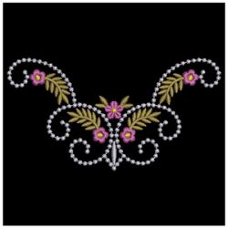 Heirloom Flower Candlewicking 08(Lg) machine embroidery designs