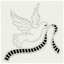 Cutwork Doves 04(Lg) machine embroidery designs
