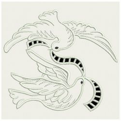 Cutwork Doves 09(Sm) machine embroidery designs