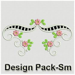Heirloom Flower Cutworks 1(Sm) machine embroidery designs