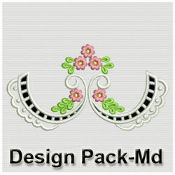 Heirloom Flower Cutworks 1(Md) machine embroidery designs